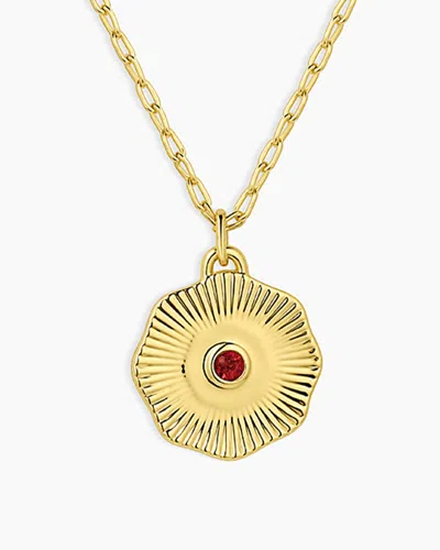 Gorjana Birthstone Coin Necklace In January