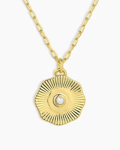 Gorjana Birthstone Coin Necklace In June