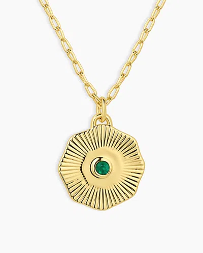 Gorjana Birthstone Coin Necklace In May