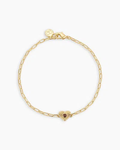 Gorjana Birthstone Heart Bracelet In January
