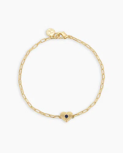 Gorjana Birthstone Heart Bracelet In September
