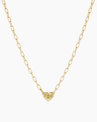 Gorjana Birthstone Heart Necklace