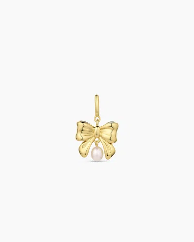 Gorjana Bow Pearl Parker Charm