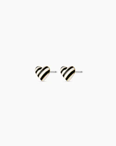 Gorjana Campbell Enamel Heart Studs