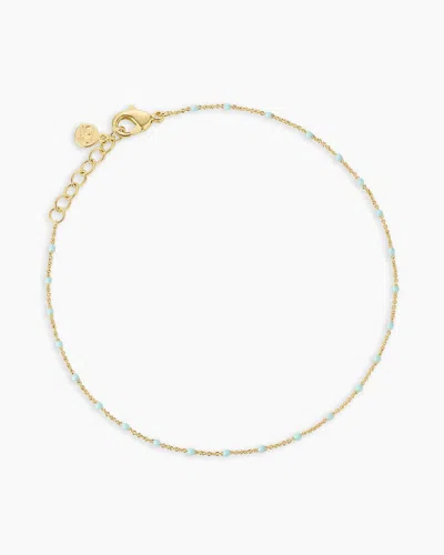 Gorjana Capri Anklet In 18k Gold Plated
