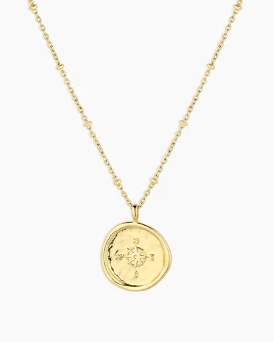 Gorjana Compass Coin Necklace