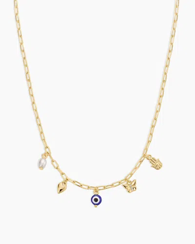 Gorjana Connection Mini Charm Necklace