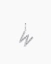 Gorjana Crew Alphabet Statement Charm In Silver Plated