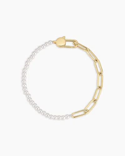 Gorjana Florence Pearl Chain Bracelet