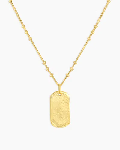 Gorjana Griffin Dog Tag Necklace