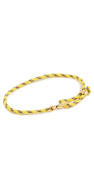 Gorjana Link Paracord Bracelet Yellow