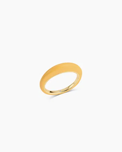 Gorjana Lou Stacking Ring In 18k Gold Plated