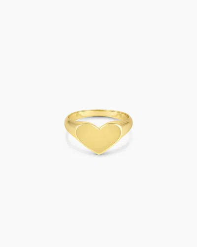 Gorjana Louise Heart Signet Ring