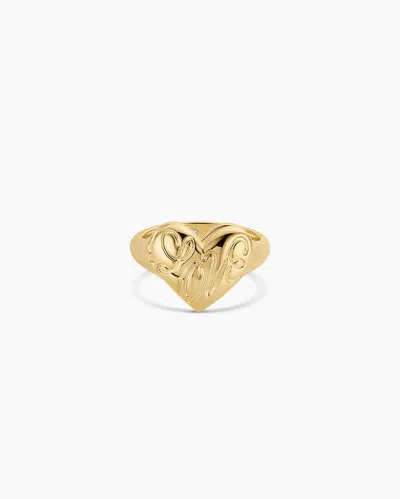 Gorjana Love Locket Ring