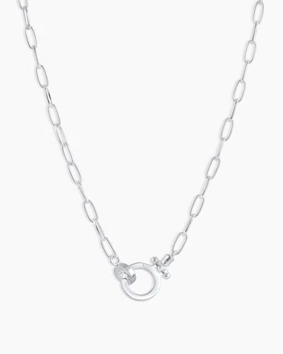Gorjana Mini Necklace In Silver Plated