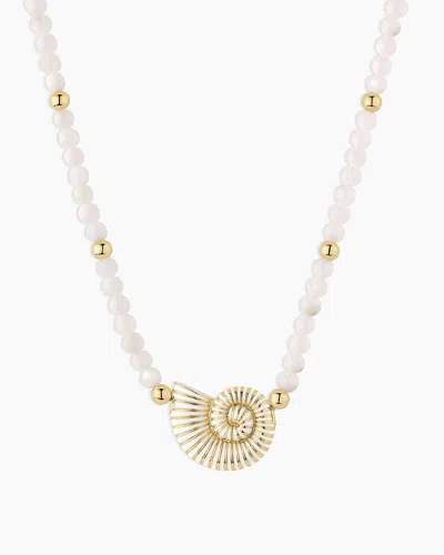 Gorjana Nautilus Mother Of Pearl Necklace