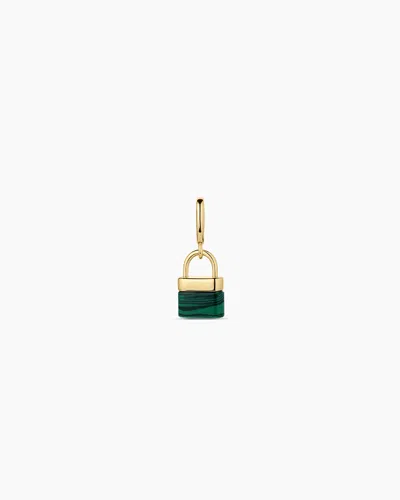 Gorjana Padlock Parker Charm In 18k Gold Plated