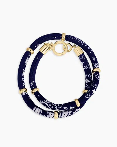 Gorjana Paisley Bandana Wrap Bracelet In 18k Gold Plated