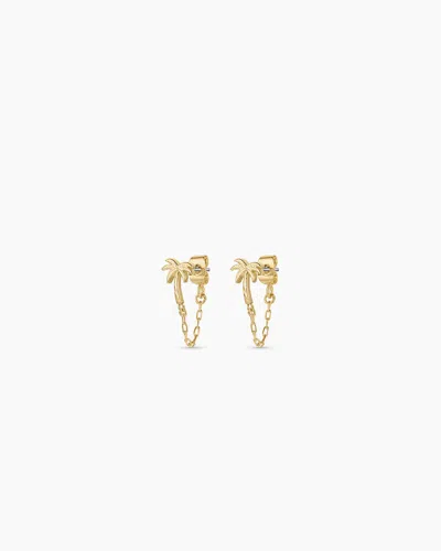 Gorjana Palm Chain Huggies