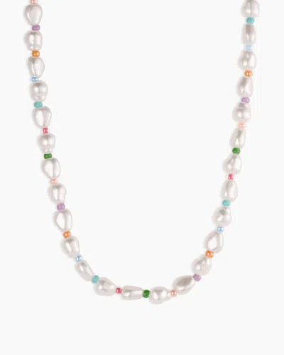 Gorjana Pearl Rainbow Cove Necklace