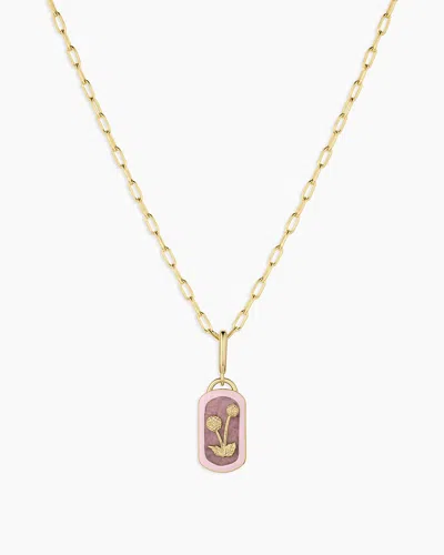 Gorjana Power Gemstone Parker Charm Necklace Compassion