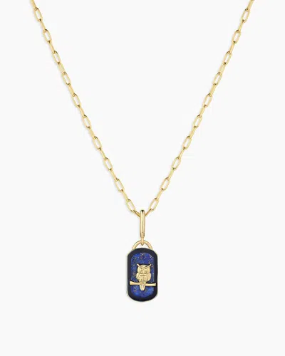 Gorjana Power Gemstone Parker Charm Necklace Wisdom
