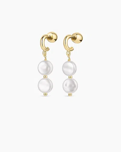 Gorjana Reese Pearl Drop Huggies
