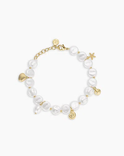 Gorjana Reese Pearl Mini Charm Bracelet