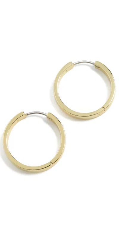 Gorjana Rose Hoops Gold