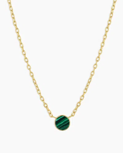 Gorjana Rose Marble Coin Necklace