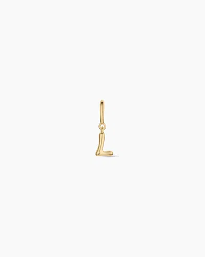 Gorjana Ryder Alphabet Charm In 18k Gold Plated