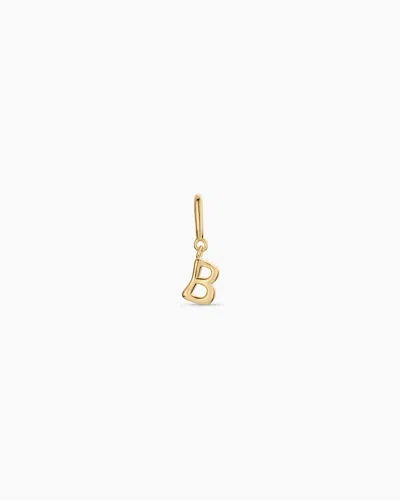 Gorjana Ryder Alphabet Charm In 18k Gold Plated