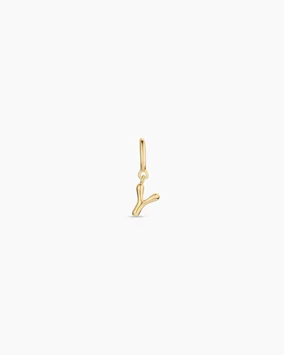 Gorjana Ryder Alphabet Charm In 18k Gold Plated
