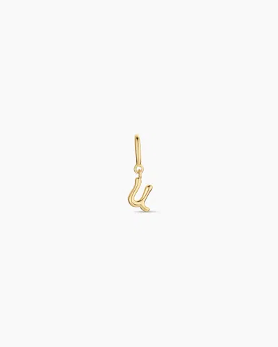 Gorjana Ryder Alphabet Charm In 18k Gold Plated