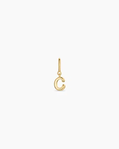 Gorjana Ryder Alphabet Charm In 18k Gold Plated