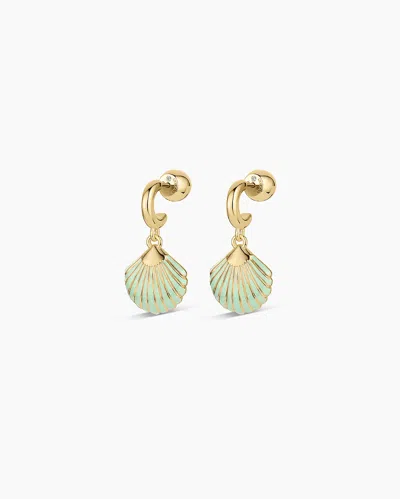 Gorjana Scallop Drop Huggies