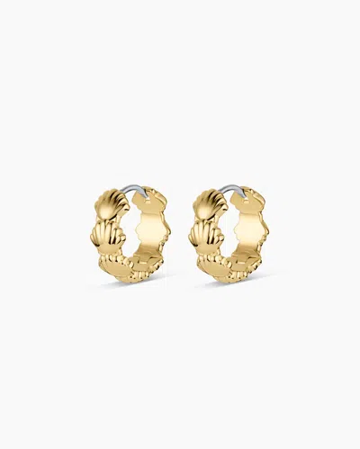 Gorjana Scallop Mini Huggies