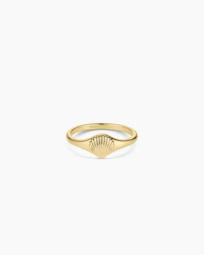 Gorjana Scallop Mini Signet Ring