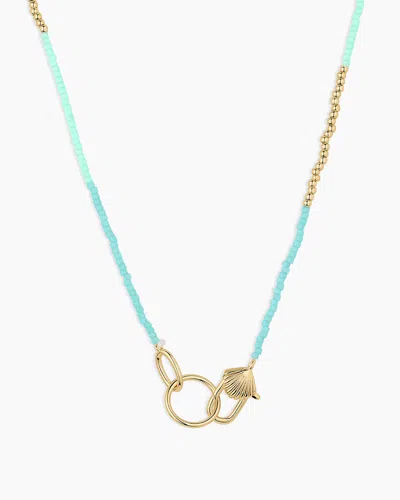 Gorjana Scallop Padlock Bay Necklace