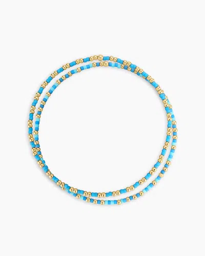 Gorjana Scout Beaded Bracelet In 18k Gold Plated