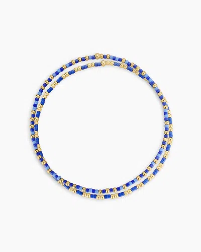 Gorjana Scout Beaded Bracelet In 18k Gold Plated