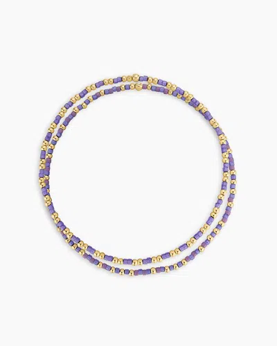 Gorjana Scout Beaded Bracelet In 18k Gold Plated