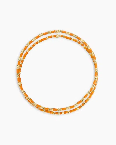 Gorjana Scout Beaded Bracelet In 18k Gold Plated