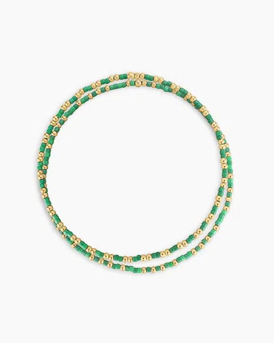 Gorjana Scout Beaded Bracelet In 18k Gold Plated