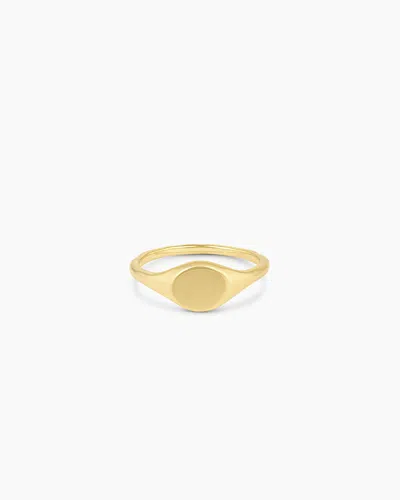Gorjana Signet Ring (gold)
