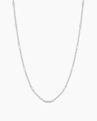 Gorjana Tatum Necklace In Silver Plated