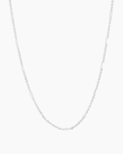 Gorjana Tatum Necklace In Silver Plated
