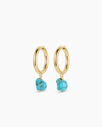 Gorjana Turquoise Cove Hoops