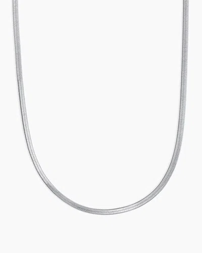 Gorjana Venice Mini Necklace In Silver Plated