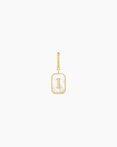 Gorjana Vintage Alphabet Parker Charm In 18k Gold Plated